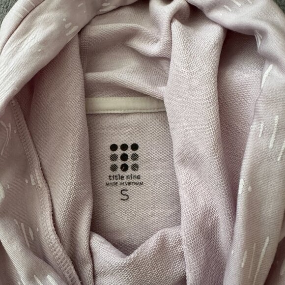 Title Nine Light Pink Hoodie Sweatshirt - Picture 4 of 8